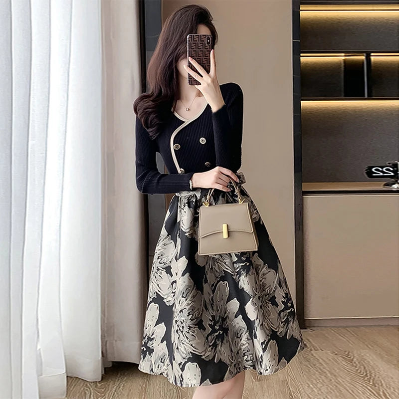 Elegant Gentle Long Dress New Fashion High-End Luxury Skirt Soft Classy Gown