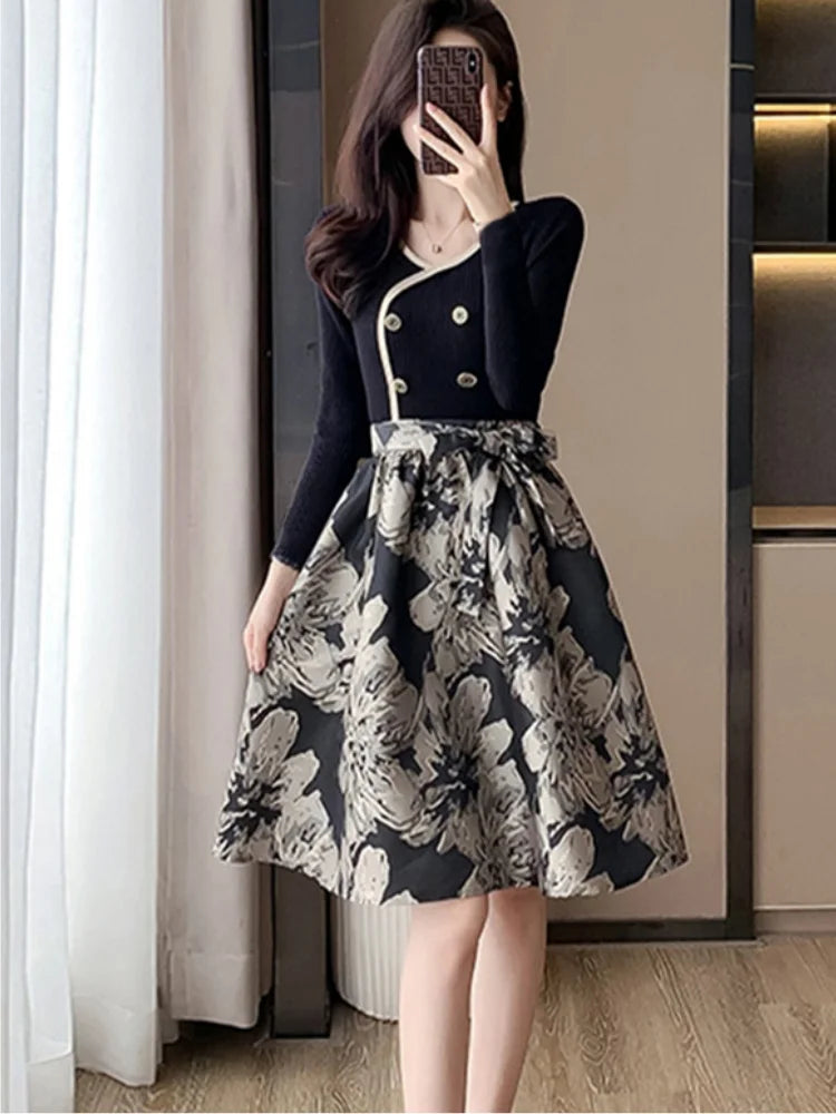 Elegant Gentle Long Dress New Fashion High-End Luxury Skirt Soft Classy Gown