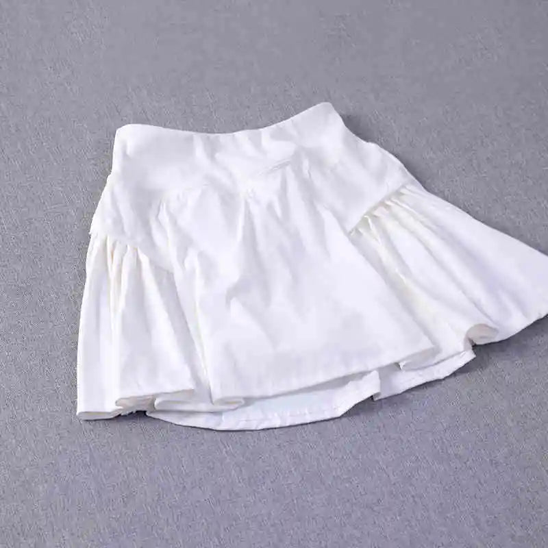 Pseudo two-piece running skirt for women