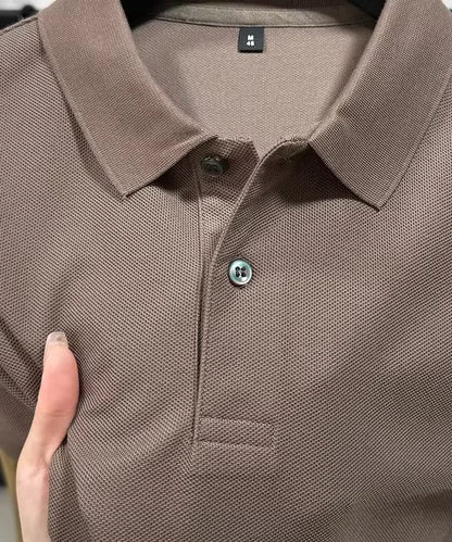 High end brand 100% Pure Cotton Men's Short Sleeve Polo Shirt 2026 Summer Luxury Fashion Pony embroidery Golf Top Casual T-shirt