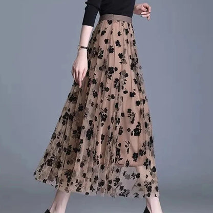 Korean Women Tulle Skirt
