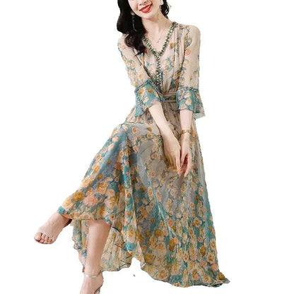 Silk Chiffon Dress