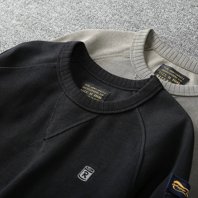 2023 Spring Winter New Basic Sweatshirts Soild Color Men Plus Size Washed  Hoodies Casual High Quality Pullovers
