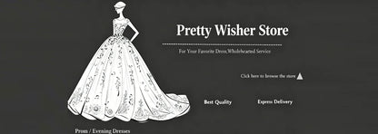 Pretty Wisher Customized Simple Spaghetti Strap Evening Dress Front Split Wedding Guest Gown Pleated Sliver Long Prom Dress