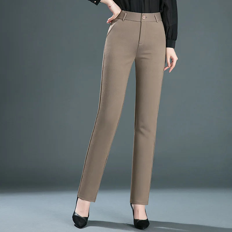High Waist Straight Baggy Pants