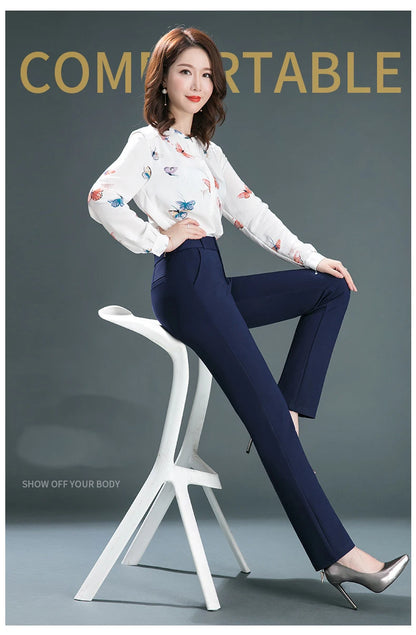 High Waist Straight Baggy Pants