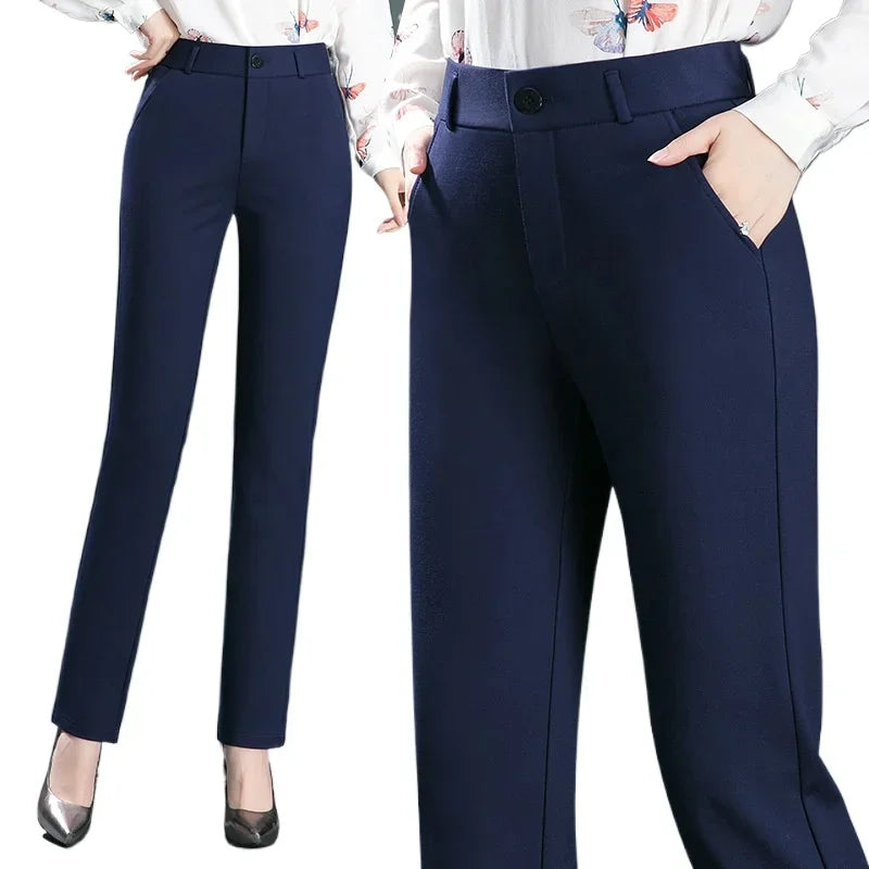 High Waist Straight Baggy Pants