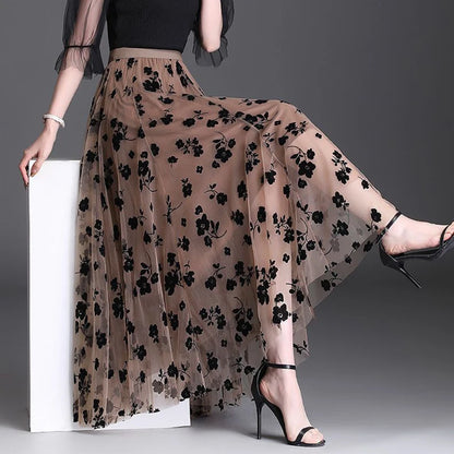 Korean Women Tulle Skirt