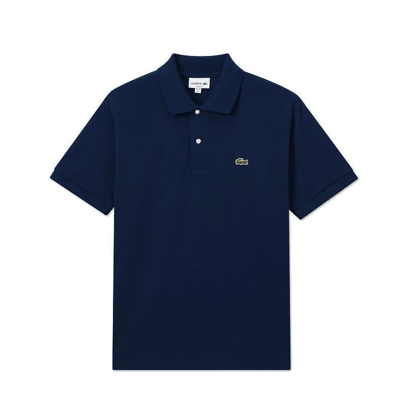 2026 Summer Men Lapel Polo T-shirt Soft Cotton Animal Embroidery Slim Fit Daily Office Casual Short Sleeve Tops
