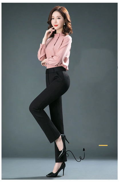 High Waist Straight Baggy Pants