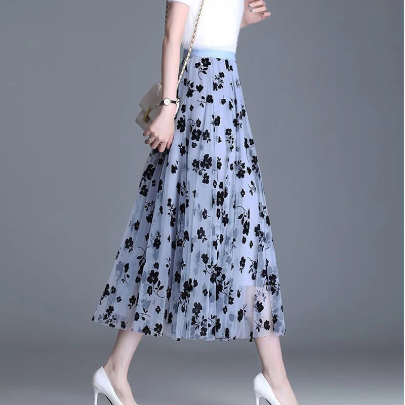 Korean Women Tulle Skirt