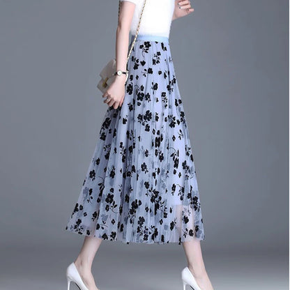 Korean Women Tulle Skirt