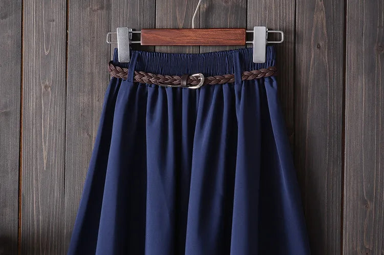 Midi Knee Length Summer Skirt