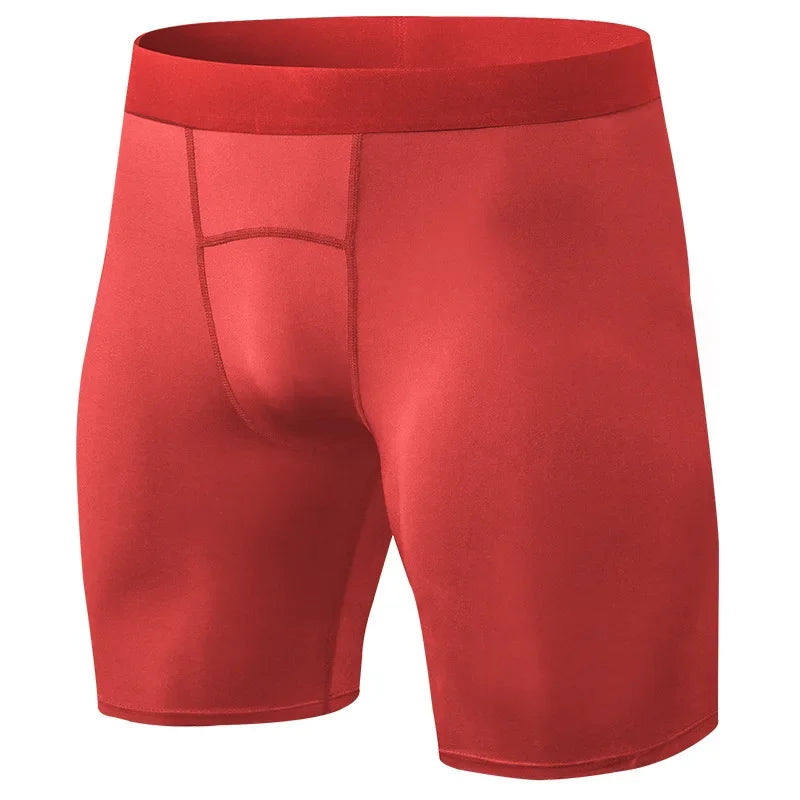 Men Gyms Shorts Elastic Compression Tights Fitness Bodybuilding Breathable Quick Drying Short Gyms Men Casual Joggers Shorts