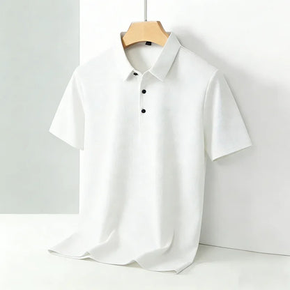 Men's Classic Collar Short Sleeve Polo Shirt Casual Breathable Summer Daily Office Fashion Men's Tee 2026
