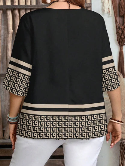 New retro pattern shirt