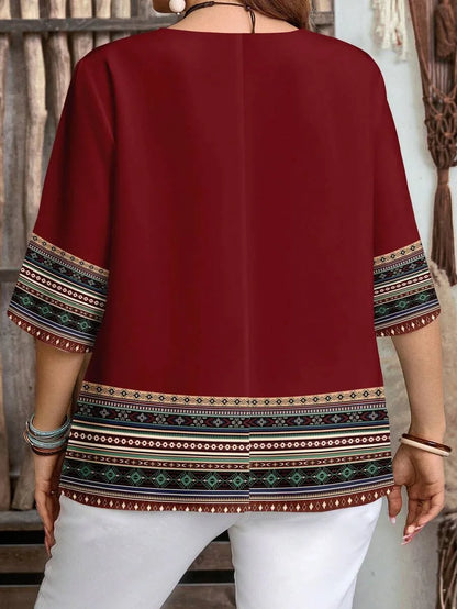 New retro pattern shirt