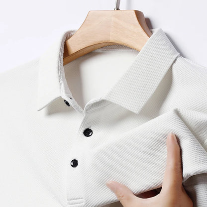 Men's Classic Collar Short Sleeve Polo Shirt Casual Breathable Summer Daily Office Fashion Men's Tee 2026