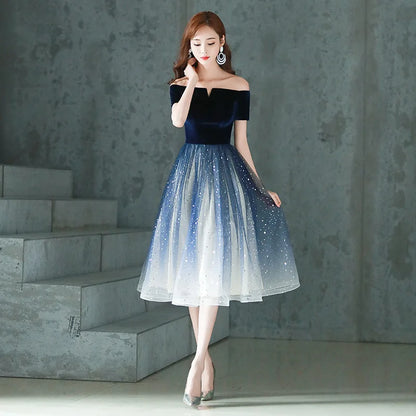 2026 Summer Women's New High Quality Luxury Black Glitter Host Performance One Shoulder Banquet Slimming Evening Dress