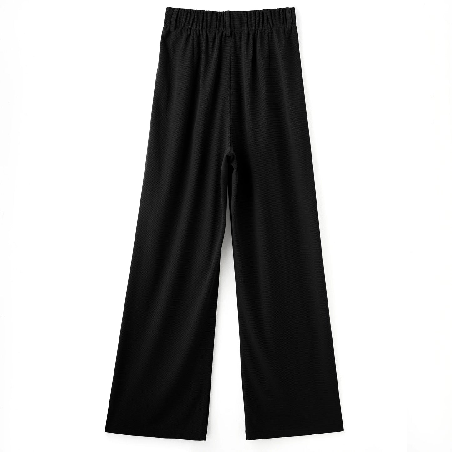 2026 Women's Casual Pant  Black Straight Leg Pants Women High Waist Loose Pants Woman Fashion Summer Office Trousers Female