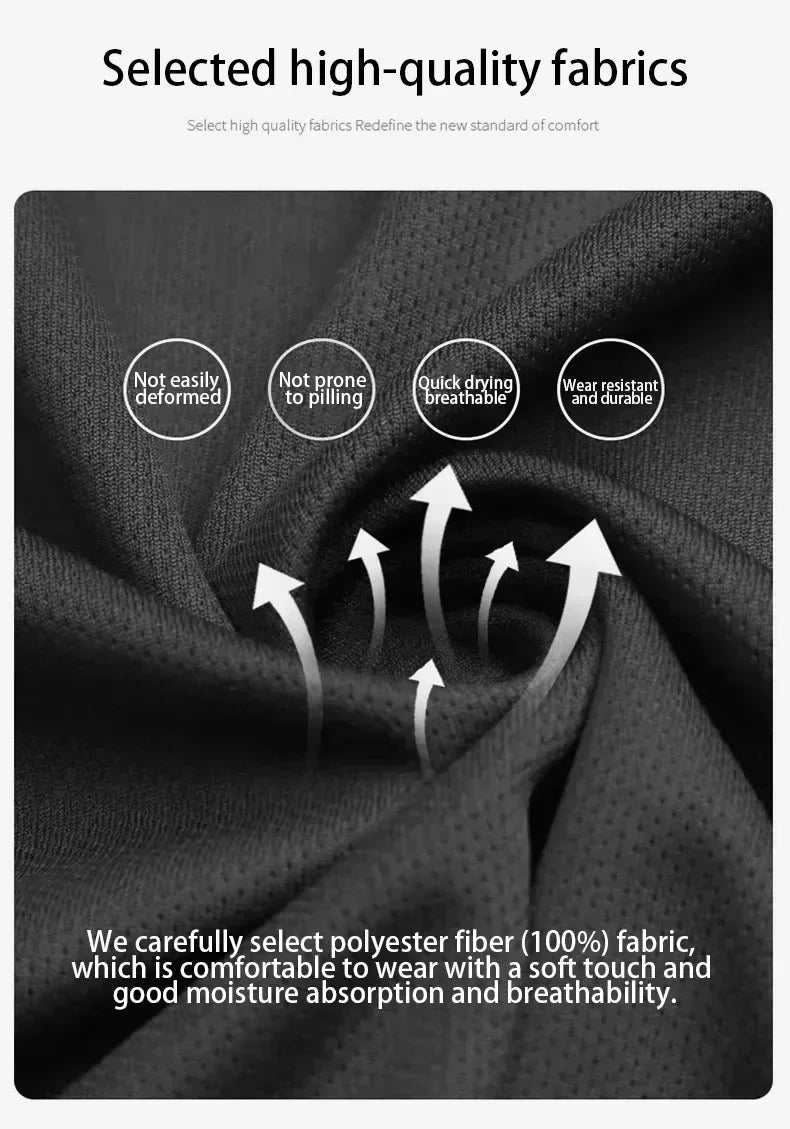 Men's Summer Simple and Fashionable Casual Business Short Sleeved T-shirt Round Neck Solid Color Sports Quick Drying Top