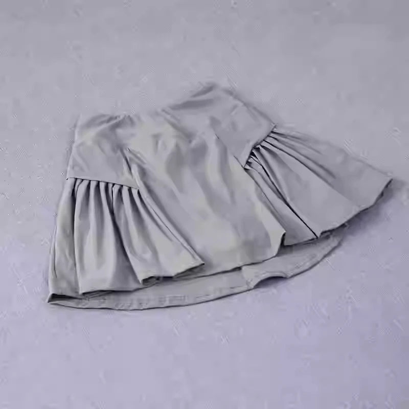Pseudo two-piece running skirt for women