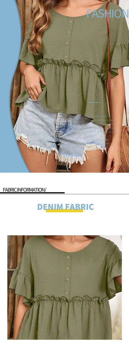 Summer chic elegant shirt