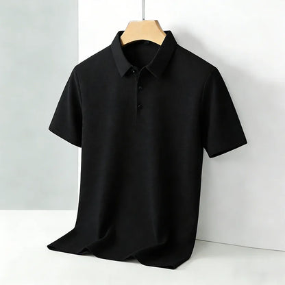 Men's Classic Collar Short Sleeve Polo Shirt Casual Breathable Summer Daily Office Fashion Men's Tee 2026