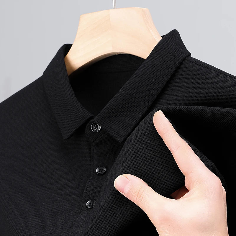 Men's Classic Collar Short Sleeve Polo Shirt Casual Breathable Summer Daily Office Fashion Men's Tee 2026
