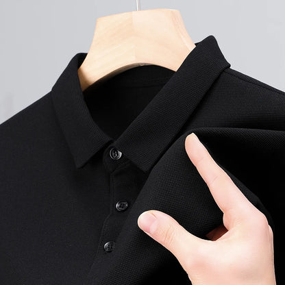 Men's Classic Collar Short Sleeve Polo Shirt Casual Breathable Summer Daily Office Fashion Men's Tee 2026