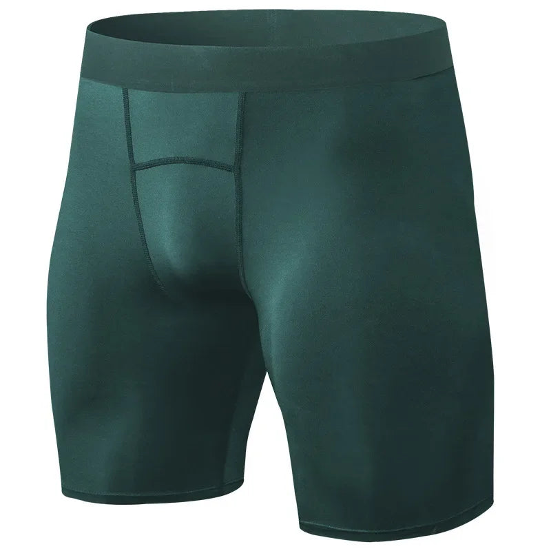 Men Gyms Shorts Elastic Compression Tights Fitness Bodybuilding Breathable Quick Drying Short Gyms Men Casual Joggers Shorts
