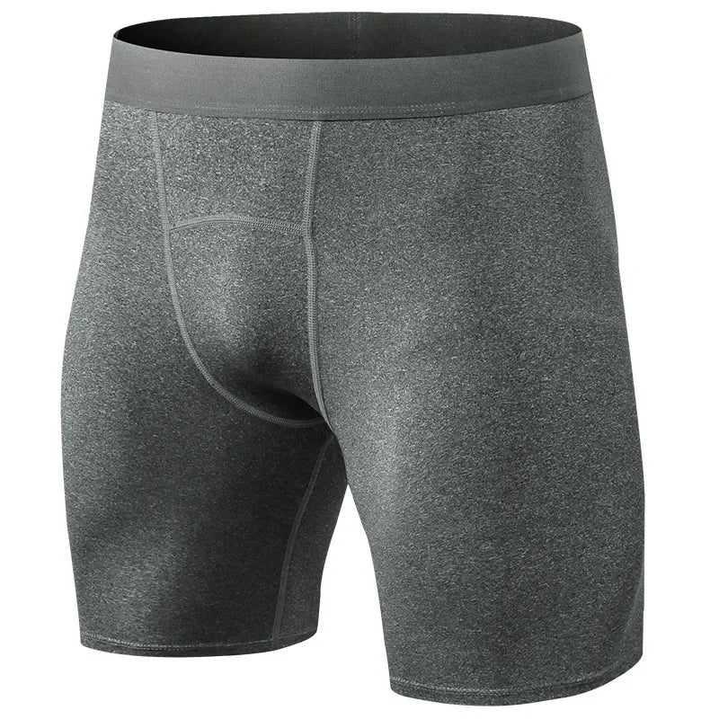 Men Gyms Shorts Elastic Compression Tights Fitness Bodybuilding Breathable Quick Drying Short Gyms Men Casual Joggers Shorts