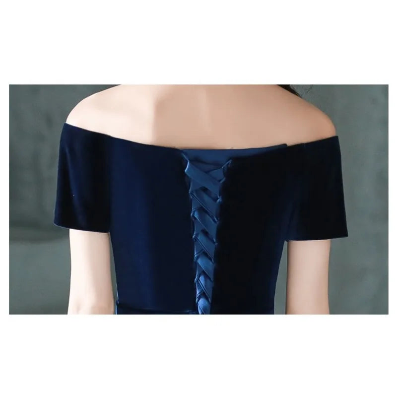 2026 Summer Women's New High Quality Luxury Black Glitter Host Performance One Shoulder Banquet Slimming Evening Dress