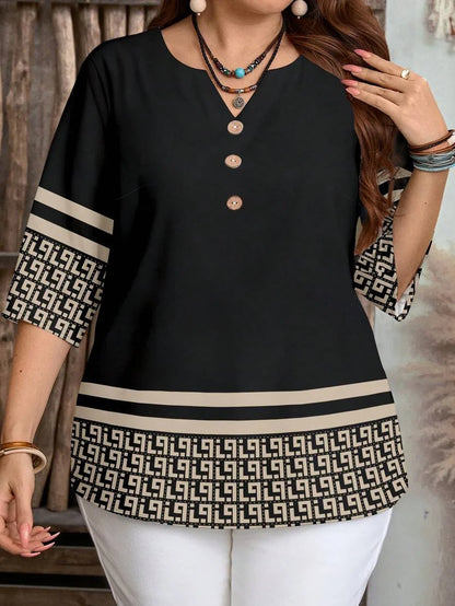 New retro pattern shirt