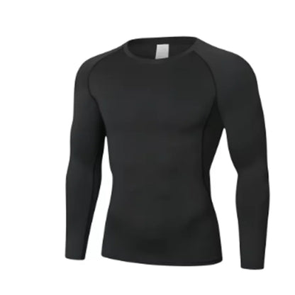 Men's T-shirt Men Running Sport T Shirt Men Compression Fitness Tops Tee Quick DryTight Training Gym Sport Running Shirts Jersey
