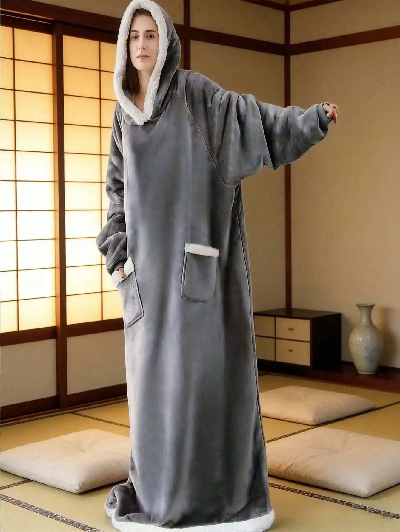 A Women's Solid Color Short-Sleeved Bathrobe, Suitable For Spring And Summer, Home Wear, Hotel Wear, Party Wear, Swimming Wear