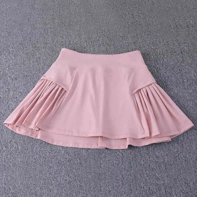 Pseudo two-piece running skirt for women