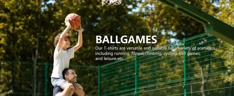 Men's Summer Simple and Fashionable Casual Business Short Sleeved T-shirt Round Neck Solid Color Sports Quick Drying Top