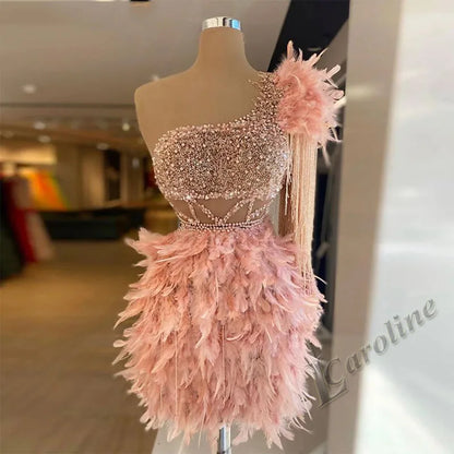 Caroline Luxurious Mermaid Celebrity Dresses For Women Rhinestones Lace Appliques Corset Dubai Robes De Soiree Customized