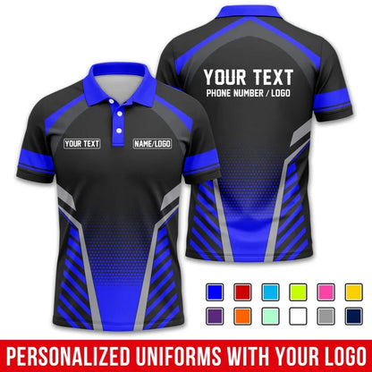Fashion Men Women Stripe Graphic Polo Shirt For Men Custom Name Logo Text 3D Printed Polo Shirts Trend Button Up Sports Tops Tee