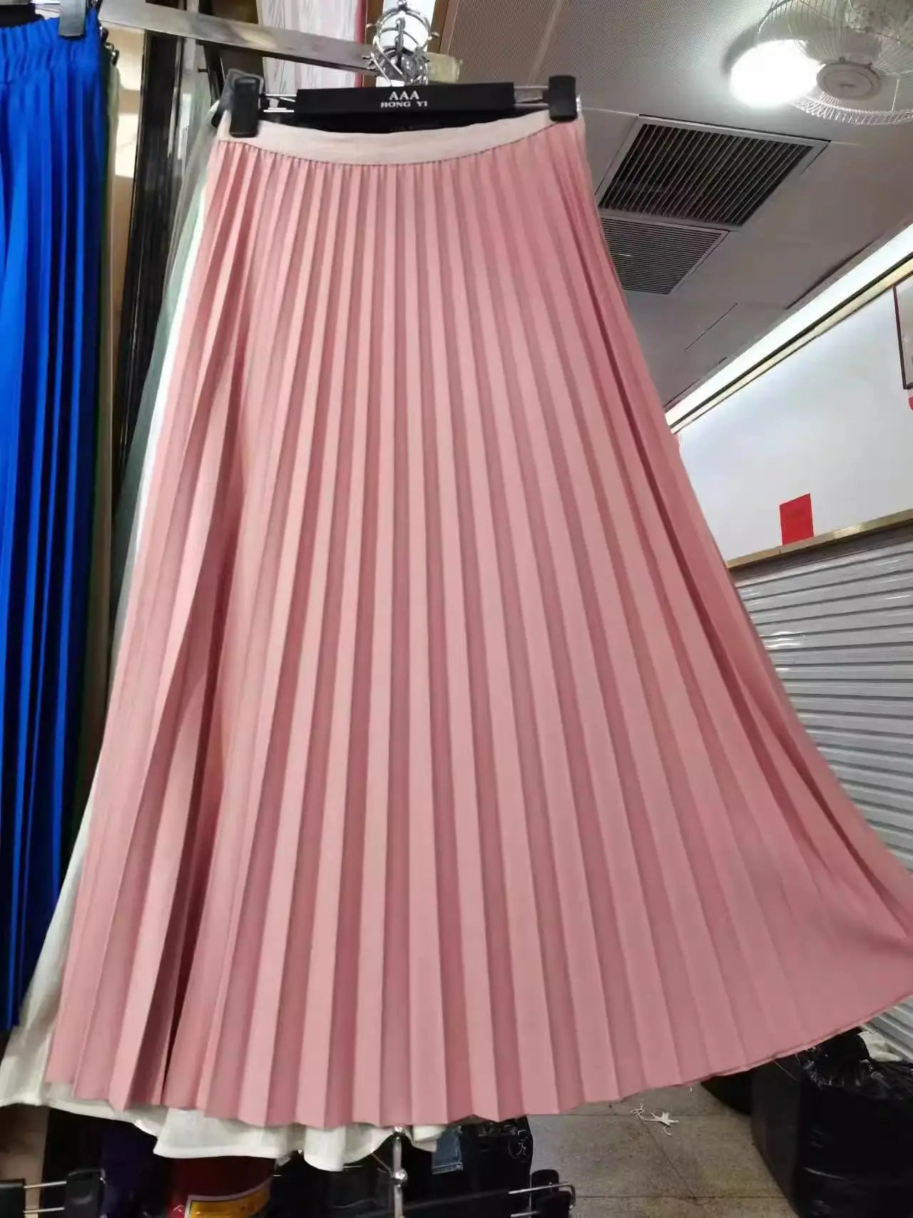 High Waist Pleated Skirt