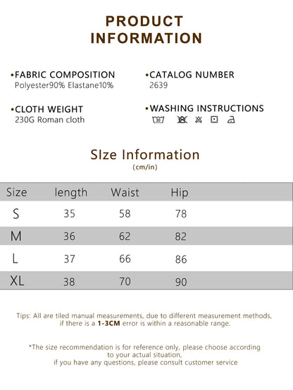 Women's Summer Non-Denim Yoga Shorts High Waist Stretch Booty Lifting Leggings Quick Drying Breathable Slim Fit Sports Pants