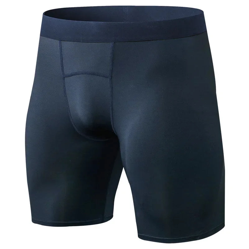 Men Gyms Shorts Elastic Compression Tights Fitness Bodybuilding Breathable Quick Drying Short Gyms Men Casual Joggers Shorts