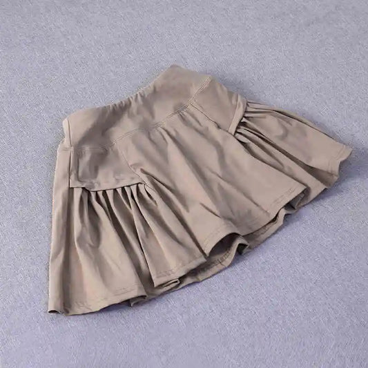 Pseudo two-piece running skirt for women
