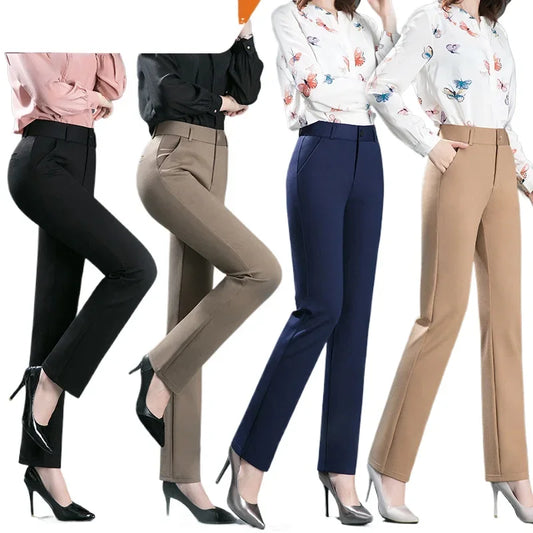 High Waist Straight Baggy Pants