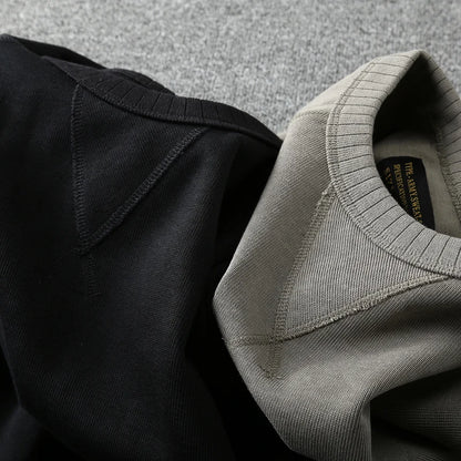 2023 Spring Winter New Basic Sweatshirts Soild Color Men Plus Size Washed  Hoodies Casual High Quality Pullovers