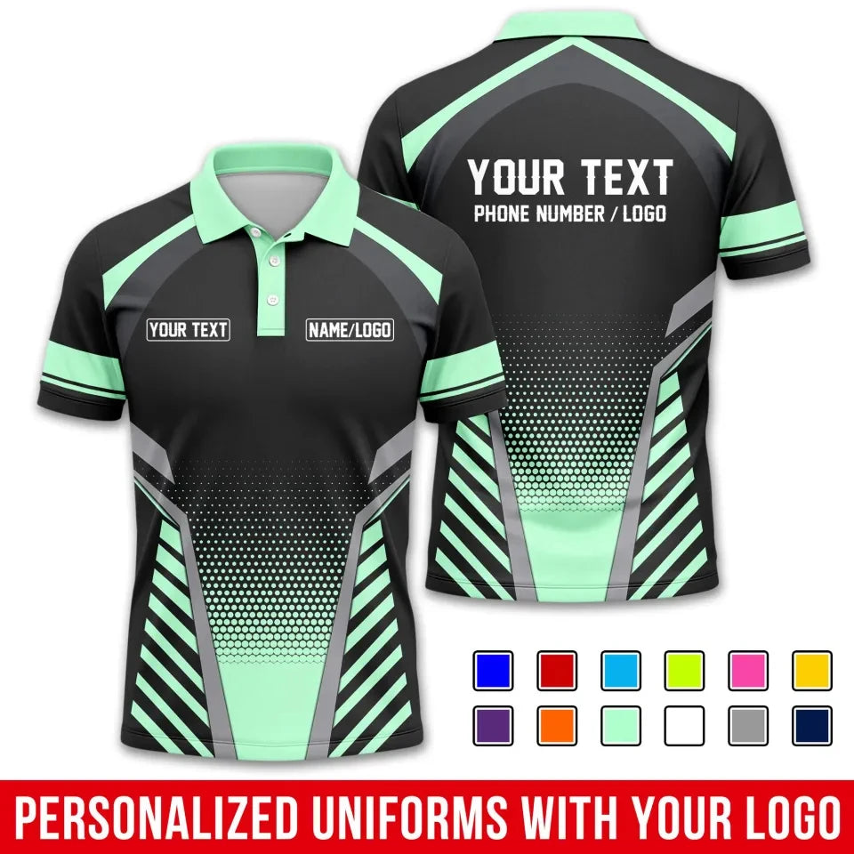 Fashion Men Women Stripe Graphic Polo Shirt For Men Custom Name Logo Text 3D Printed Polo Shirts Trend Button Up Sports Tops Tee