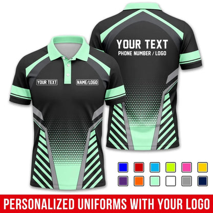 Fashion Men Women Stripe Graphic Polo Shirt For Men Custom Name Logo Text 3D Printed Polo Shirts Trend Button Up Sports Tops Tee