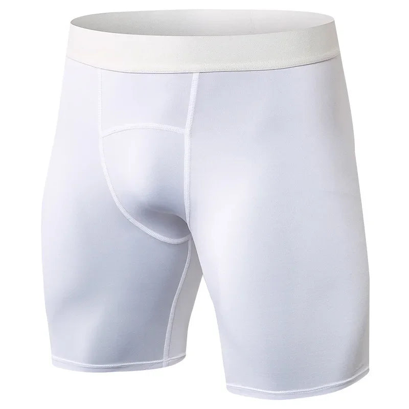 Men Gyms Shorts Elastic Compression Tights Fitness Bodybuilding Breathable Quick Drying Short Gyms Men Casual Joggers Shorts
