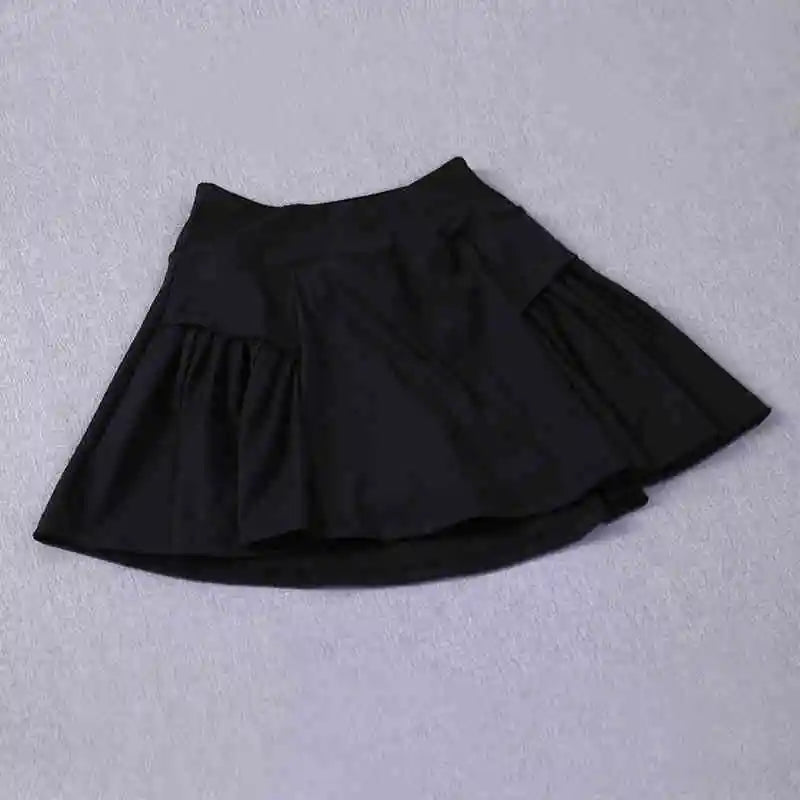 Pseudo two-piece running skirt for women